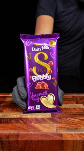 Dairy Milk Silk Bubbly Milkshake Recipe #shorts