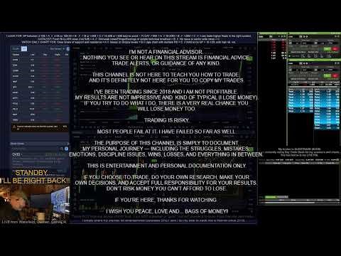 DAY 1850 - LIVE DAYTRADING... exercising the discipline muscle!