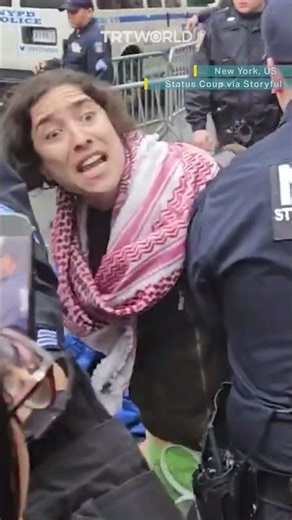 Pro-palestinian students arrested at Columbia University