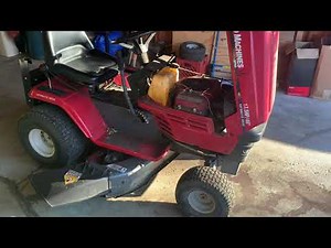 How To Remove a Deck on a 46” MTD Yard Machine 17.5 Twin Briggs & Stratton