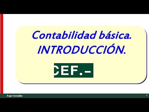 .(1) Introducción a la Contabilidad basica mediante operaciones contables sobre un balance