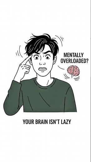 Your Brain Isn’t Lazy 🧠 It’s Overloaded (Fix Focus Fast) #Focus#Productivity