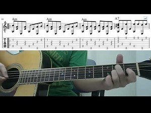 Bella Ciao (Money Heist) - Easy Fingerstyle Guitar Playthrough Tutorial Lesson With Tabs