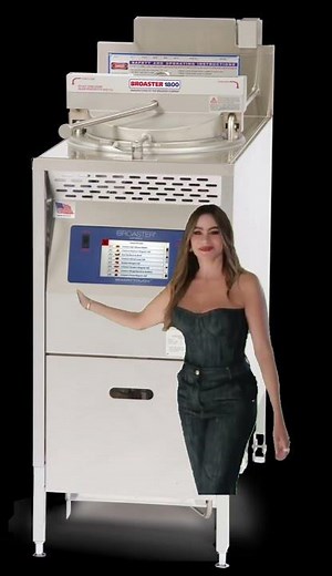 Our Broaster 1800 Pressure Fryer offers the best combo of production capacity & space efficiency!