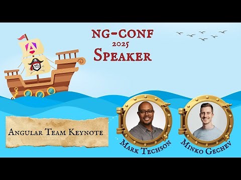 ng-conf 2025 LIVE Angular Team Keynote with Mark Thompson, Alex Rickabaugh, Minko Gechev