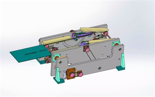 180度翻转机构设计，设备相当巧妙，听一次肯定听不懂