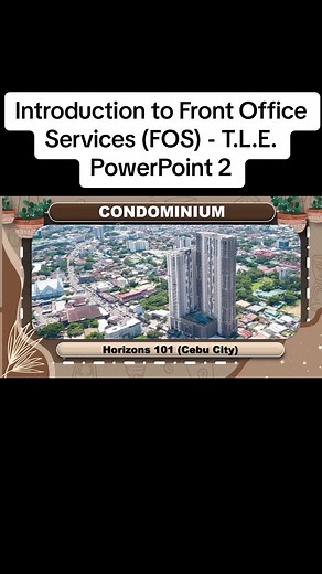 Introduction to Front Office Services (FOS) - T.L.E. PowerPoint 2 #DepEd #education #learning #teaching #school #powerpoint #powerpointpresentation #FOS #frontofficeservices #TLE