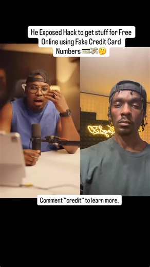 Tai Lasisi on Instagram: "He Exposed Hack to get stuff for Free Online using Fake Credit Card Numbers 💳💸🤔 #funding #business #credit"