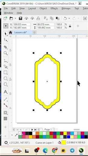 Coreldraw for beginner #trip #vector #shorts