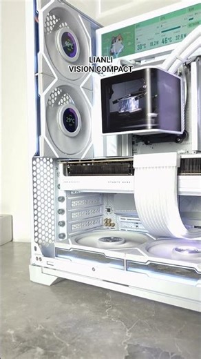 예쁜 화이트 게이밍컴퓨터 추천! LIANLI VISION COMPACT