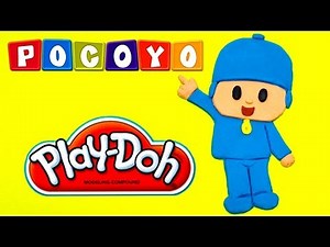 POCOYO Play-Doh - How To Make Pocoyo with Play-Doh PACOYO Playdough