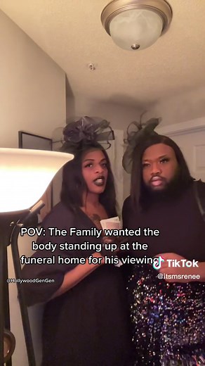 What would you do? 🕊️😩😂🙏🏽 #funny #missrenee #fyp #blacktiktok #funeralhome