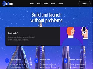 A stunning responsive HTML5   Tailwind CSS 2.0 template