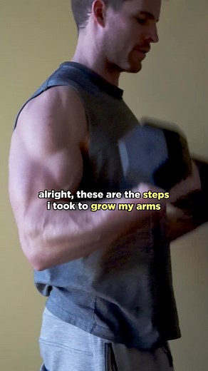 6 Steps I took to GROW MY ARMS! #armday #armworkout #bicepsworkout #tricepsworkout