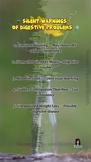 Silent Warnings of Digestive Problems 🔎 #shorts #foryou #viral #health