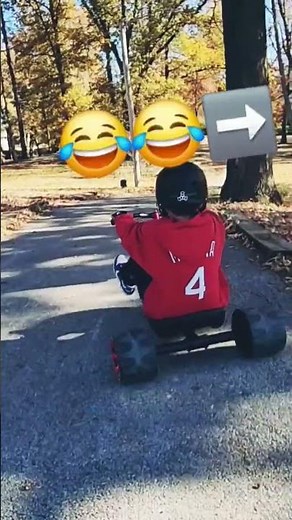 Razor DXT Maddgear Drift trike riding with my son.