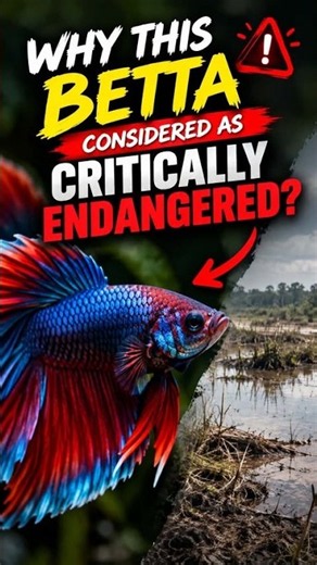 🚨 WHY ARE SOME BETTAS CRITICALLY ENDANGERED? 🐟