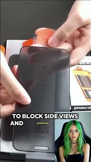 TOCOL Privacy Screen Protector for iPhone 16 Plus/15 Plus 🔒📱