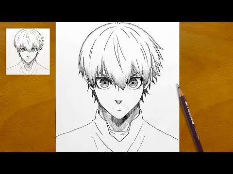 How to Draw Yoichi Isagi || Blue Lock Anime Sketch || Step-by-Step Drawing
