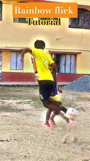 How To Do Rainbow Flick | Easy Football Skill #football #rainbowflick #phonk #shortsfeed