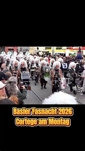 Basler Fasnacht 2026. Cortege am Montag #fasnacht #basler #musik #parade