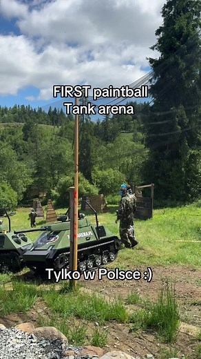 Pierwszy paintball w Tank Arena Zakopane