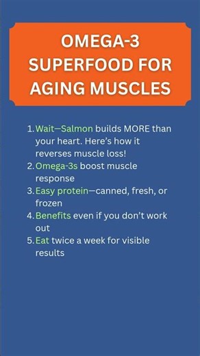 Omega-3 Muscle Power: Eat Salmon Twice a Week to Reverse Senior Muscle Loss