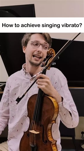 Wilhelm Magner on Instagram: "Struggling with vibrato? Try this powerful exercise, where the goal is to connect our vibrato to our natural singing instincts. Too often we get carried away by the analytical side of technique and we begin to sound robotic. This exercise is there to change that. Remember: when we sing, no two notes are the same, so why shouldn't it be that way with vibrato? #viola #violin #vibrato #practice"