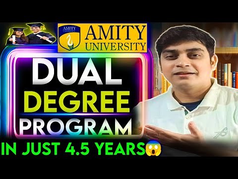 "Amity Online Dual Degree Program Review | MBA Dual Specialization Explained (2025)" #amity