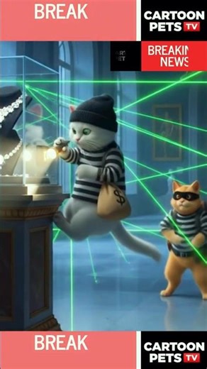 🐈 Louvre Museum #cartoon