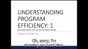 MIT公开课 基于python编程的计算机科学导论 第十讲（英文字幕已配好）