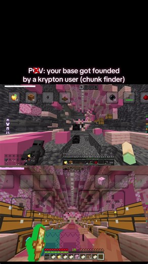 Minecraft Base Found by Krypton User - Donut SMP