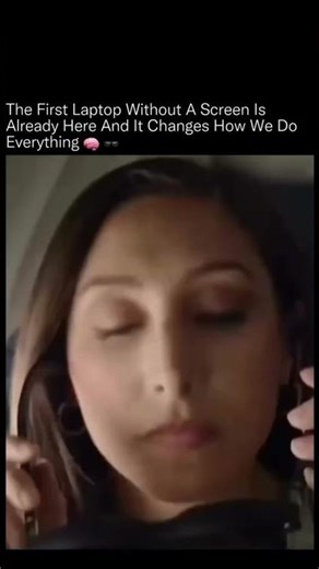 check discription Concept: A laptop that operates without a physical screenl