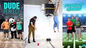 You're telling me not everyone plays ping pong like this? 🤨🏓😂 | Dude Perfect