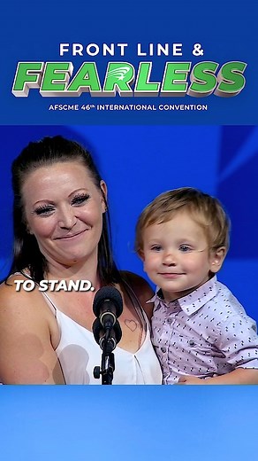 Watch the moment we surprise AFSCME member, mental health specialist & art therapist Amy Simpson, with our Never Quit award! Amy's endless dedication to helping women & serving her community is the true definition of being FEARLESS and never giving up on our communities. | AFSCME
