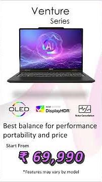 Business and Productvity Laptops | 2025 Festive Buying Guide | MSI India #shorts