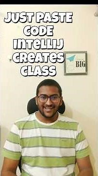 JUST PASTE CODE 🤯 | IntelliJ Creates Class Automatically #intellij #anilcareertalks