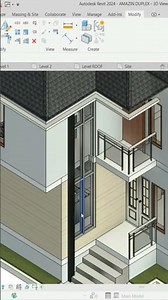 Revit 3D elevation in Real #architecture #home #tutorial #7millionview