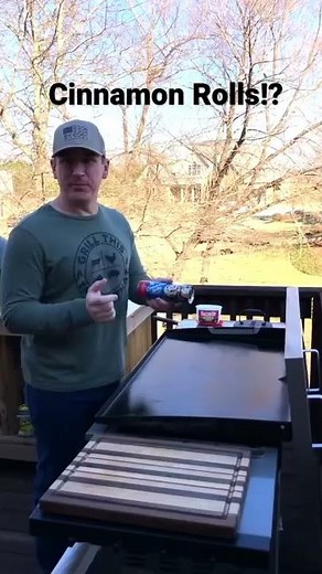 🔥 Cinnamon Rolls On The Blackstone Griddle | Grill This Smoke That
