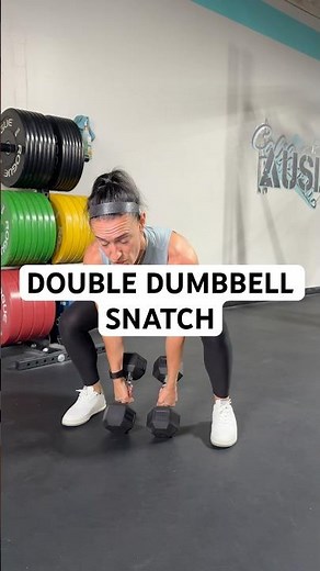 Double dumbbell snatch technique. #workouttips #workouttutorial