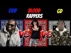 NY Drill - Crip Vs Blood Vs GD Rappers
