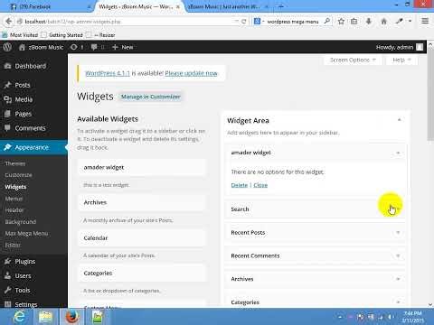 WordPress Theme Development Part 24 Custom Widget Development Part 1