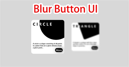 Blur Button UI By maything | 2D GUI | Unity Asset Store