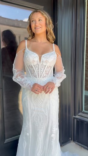 A new arrival to our private line, Ellison Jade 😍 #2025bride #weddingdress #bridetobe #wildrosebridal #weddinginspiration #wedding | Wild Rose Bridal Vincennes