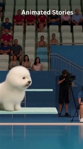 dog jump in a olympic | animal jump in water| part 15 | Animated Stories |