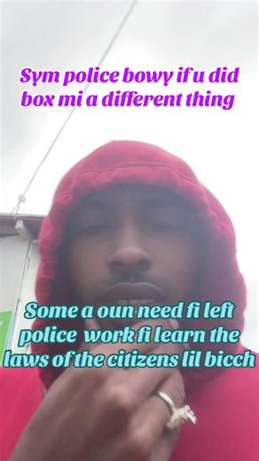 Mi nuh deal with intimidation are fair big up the good police dem a round some a police need fi get the f out #trending #policeman #foryoupage #goviral #fyp