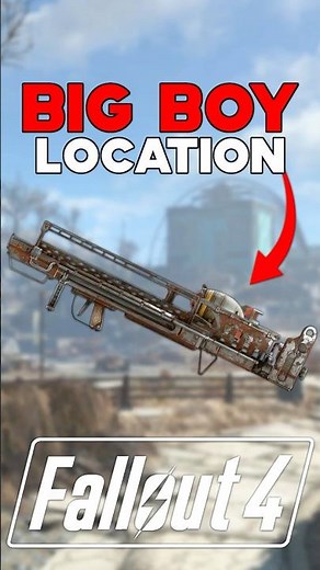 BIG BOY SECRET WEAPON LOCATION IN FALLOUT 4