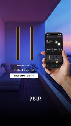 The Haylen Smart LED Wall Light combines sleek design with app-powered convenience. Adjust brightness, color temperatures, set schedules, or create personalized scenes—all through the MOD Smart Home App. Built with durable, weather-resistant materials and energy-efficient LEDs, it’s the perfect upgrade to elevate your home’s curb appeal and ambience. | MOD LIGHTING
