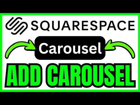 How To ADD CAROUSEL In Squarespace (QUICK & EASY) 2026