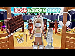 roblox asmr~Cake eating ( Eating sounds+mouth sounds ) ✨So tingly✨